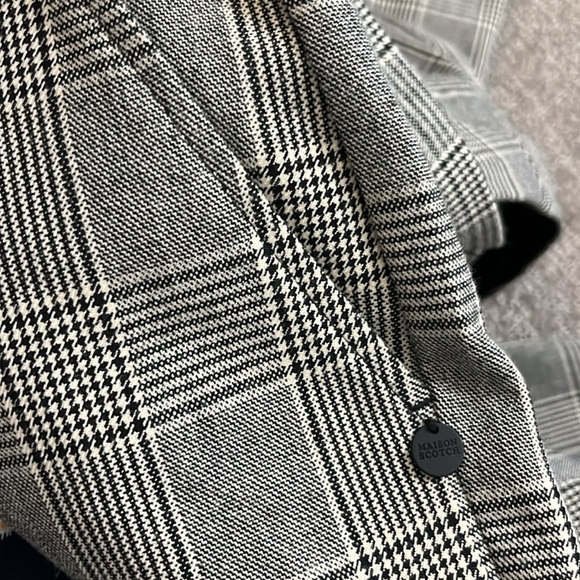 NWT Scotch&Soda Flared Check Pants Size L - Picture 11 of 12